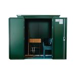 Richmond 6X3 Metal Shed Fir Green