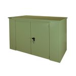 Richmond 6X3 Metal Shed Light Green