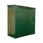 Harrogate 6X6 Metal Shed Fir Green