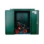 Harrogate 6X6 Metal Shed Fir Green