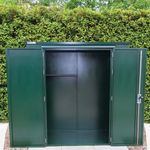 Harrogate 6X6 Metal Shed Fir Green