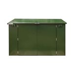 Ripon Lift 6X3 Metal Shed Fir Green