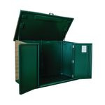 Ripon Lift 6X3 Metal Shed Fir Green