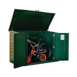 Ripon Lift 6X3 Metal Shed Fir Green