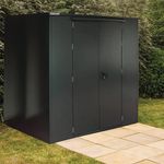 Ryedale 6X6 Metal Outdoor Shed Grey