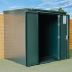 Ryedale 6X6 Metal Shed Fir Green