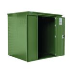 Ryedale 6X6 Metal Shed Light Green
