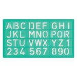 Linex Lettering Stencil 8500S Set P3