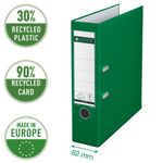 Leitz 180 Lach File 80Mm A4 Grn Pk10