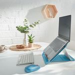 Leitz Ergo Adj Laptop Stand Calm Blu