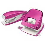 Leitz Wow Office Stapler Pink Met