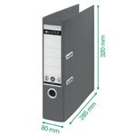 Leitz Recycle Laf A4 80Mm Grn Pk10