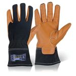 Fluxwelder Mech Gloves 1Pr Tan L