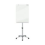 Nobo Glass Mobile Easel Brill White