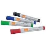 Nobo Glass Whitebd Marker Ast Pk4