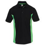 Silverswift Polo Shirt Blk/Lime Xl