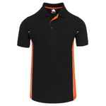 Silverswift Polo Shirt Blk/Org S