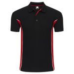 Silverswift Polo Shirt Blk/Red 2Xl