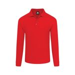 Weaver Long Sleeved Polo Red S
