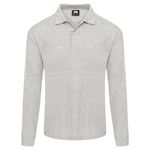 Weaver Long Sleeved Polo Ash Xl