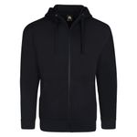 Macaw Zipped Hoodie Unisex Black 3Xl