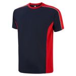 Avocet Wicking T-Shirt Navy/Red 3Xl
