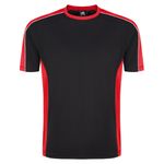 Avocet Wicking T-Shirt Black/Red L
