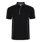 Crane Polo Shirt Unisex Black 4Xl