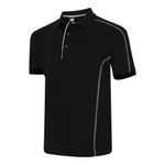 Crane Polo Shirt Unisex Black 5Xl