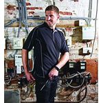 Crane Polo Shirt Charcoal/Black L