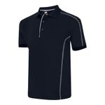Crane Polo Shirt Unisex Navy S