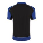 Fireback Wicking Polo Blk/Ro Blu M