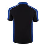 Avocet Polo Shirt Black/Ro Blue Xs