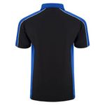 Avocet Wicking Polo Blk/Ro Blu M