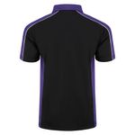 Avocet Wicking Polo Blk/Purple Xl