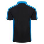 Avocet Wicking Polo Blk/Reflex Xs
