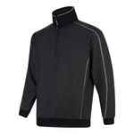 Crane Qtrzip Sweatshirt Char/Blk 2Xl