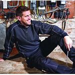 Crane Qtrzip Sweatshirt Char/Blk L
