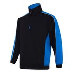 Avocet Sweatshirt Zip Blk/Red 2Xl