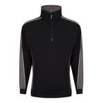 Avocet Sweatshirt Zip Blk/Grh 5Xl