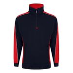 Avocet Sweatshirt Zip Nvy/Red L