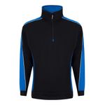 Avocet Sweatshirt Zip Blk/Reflex M