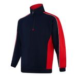 Avocet Sweatshirt Zip Nvy/Red S