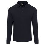 Weaver Long Sleeved Polo Navy M