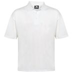 Raven Polo Shirt Unisex White Xs