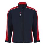 Avocet Softshell Jacket Navy/Red 5Xl