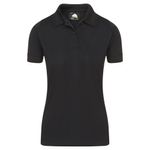 Oriole Ladies Wicking Polo Black 18