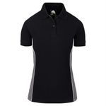 Silverswift Ladies Polo Black/Grh 14