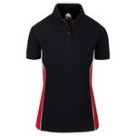 Silverswift Ladies Polo Black/Red 14