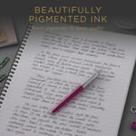 Parker Quink Blk Bpoint Med Rfl Pk12